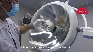installation video for shadowless operation lamp