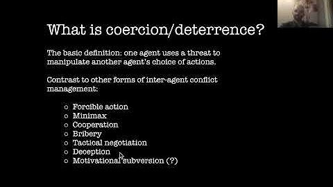 Michael Trestman: Communicative violence and control - Teleodynamics of coercion and deterrence
