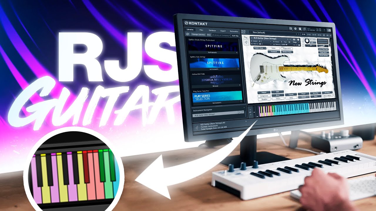 ENCONTRÉ EL VST DE GUITARRA PERFECTO 😍🎹 Librería RJS Guitar ¡GRATIS!