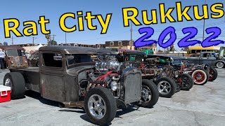 Rat City Rukkus 2022 Car Show In Las Vegas - Rat Rods