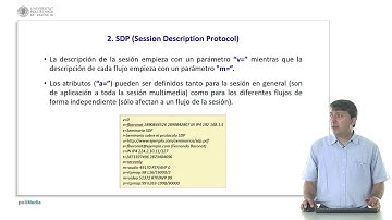 Atributos utilizados en el protocolo SDP |  | UPV