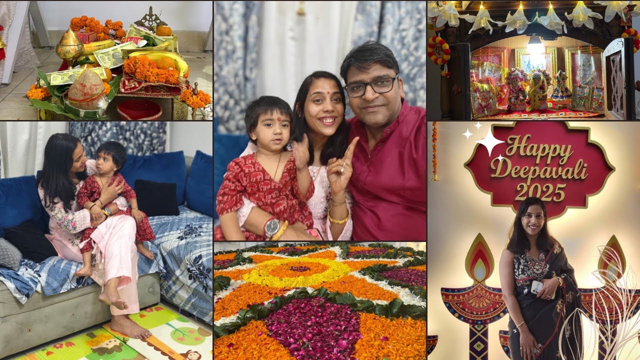 Diwali Celebration in Office 2025 | Dhanteras Puja at Home | Family & Festive Vibes Vlog