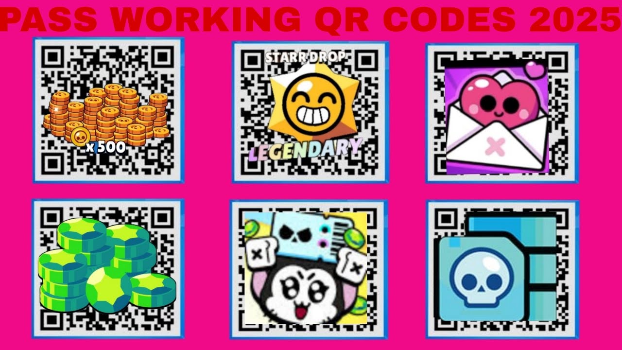 FREE 2025 🔥 NEW GIFTS WORKING QR CODE 🏆 BRAWL STARS QR CODE QR CODE BRAWL STARS ♥️BRAWL STARS UPDATE