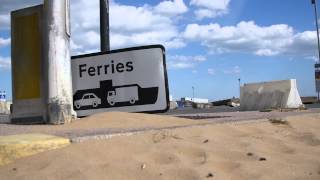 Nigel Farage on the Ramsgate Ferry Terminal