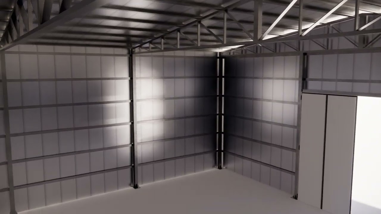 Capannone industriale fisso con pannelli sandwich - Adriatica Chiusure