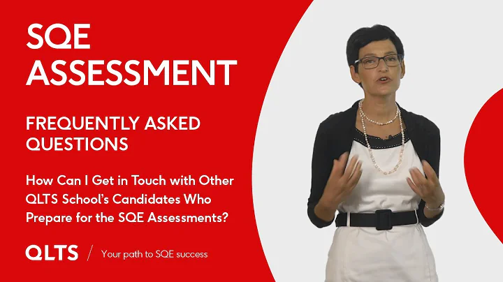 How can I get in touch with other QLTS School’s candidates who prepare for the SQE assessments?