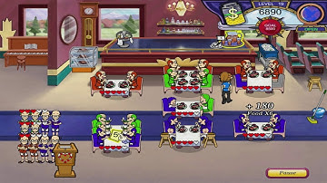 Diner Dash 3: Flo on the Go Walkthrough - Level #19 - Train - New Phone