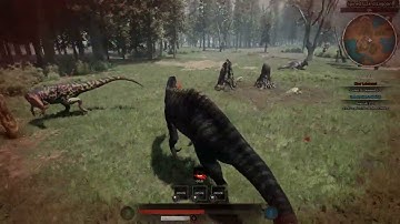 Path of titans: The obsidian jungle Duck vs Allo pack