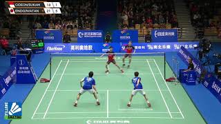 Kevin Sanjaya\/ Marcus Fernaldi vs Hiroyuki Endo\/ Yuta Watanabe | Final Badminton Asia Championships