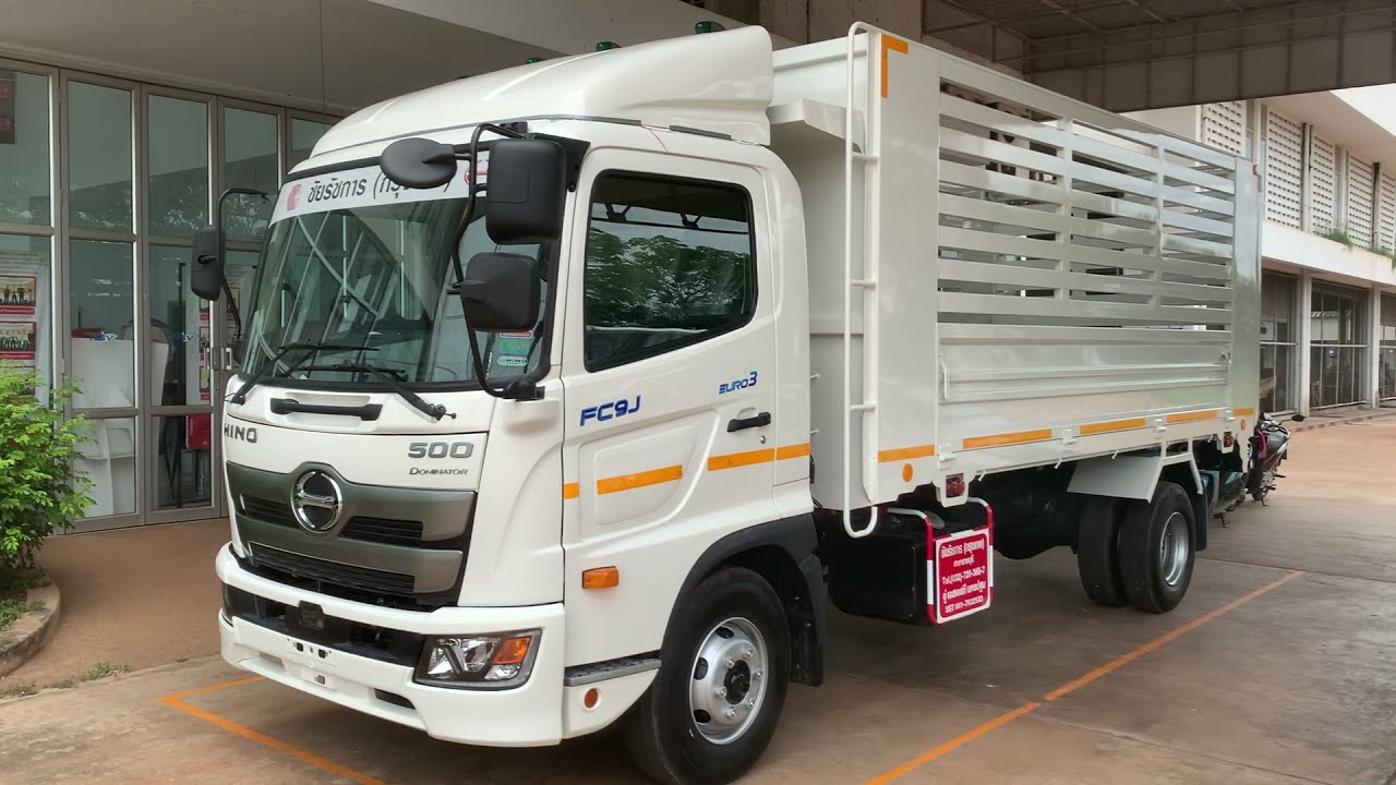 EP.11 พรีวิว HINO FC9J 6 ล้อ 5.6 เมตร 155 แรงม้า กระบะคอกเหล็กดั้มพ์เกษตร