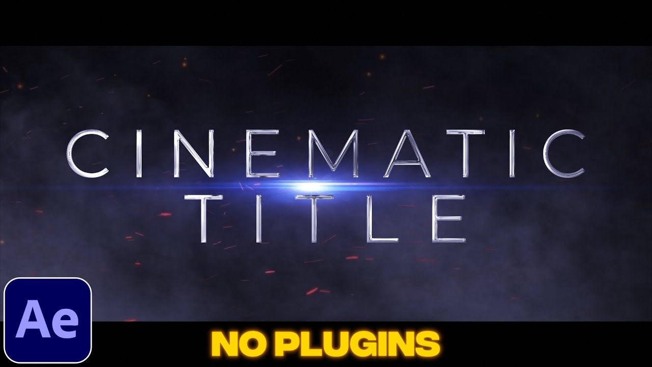 Cinematic Trailer Title Animation Tutorial in After Effects | No ...