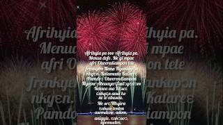 Download Lagu Afrihyia pa ooo Afrihyia pa.Menua dofo. Me yi mpae afri Otwerediampon tete ... MP3