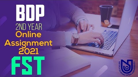 BDP 2nd Year FST Assignment 2021 || Live || NSOU || FST MCQ Question/Answer