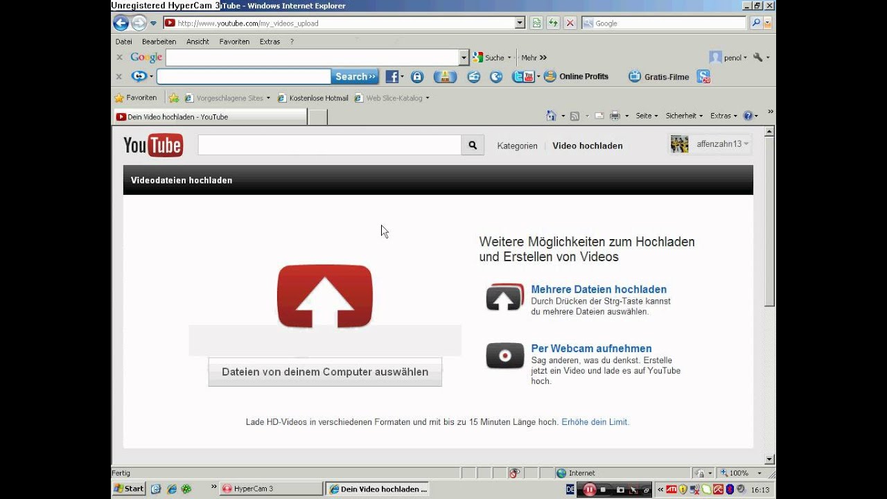 Wie Lade Ich Ein Video Von Youtube Runter tutorial wie lade ich ein video bei youtube hoch - YouTube
