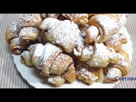 ТВОРОЖНЫЕ рогалики! РОГАЛИКИ с двумя видами НАЧИНКИ!