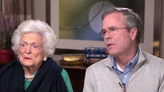Barbara Bush makes case for why Jeb is fit to be president