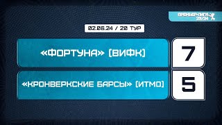 Фортуна (ВИФК) - Кронверкские Барсы (ИТМО). Лучшие моменты матча