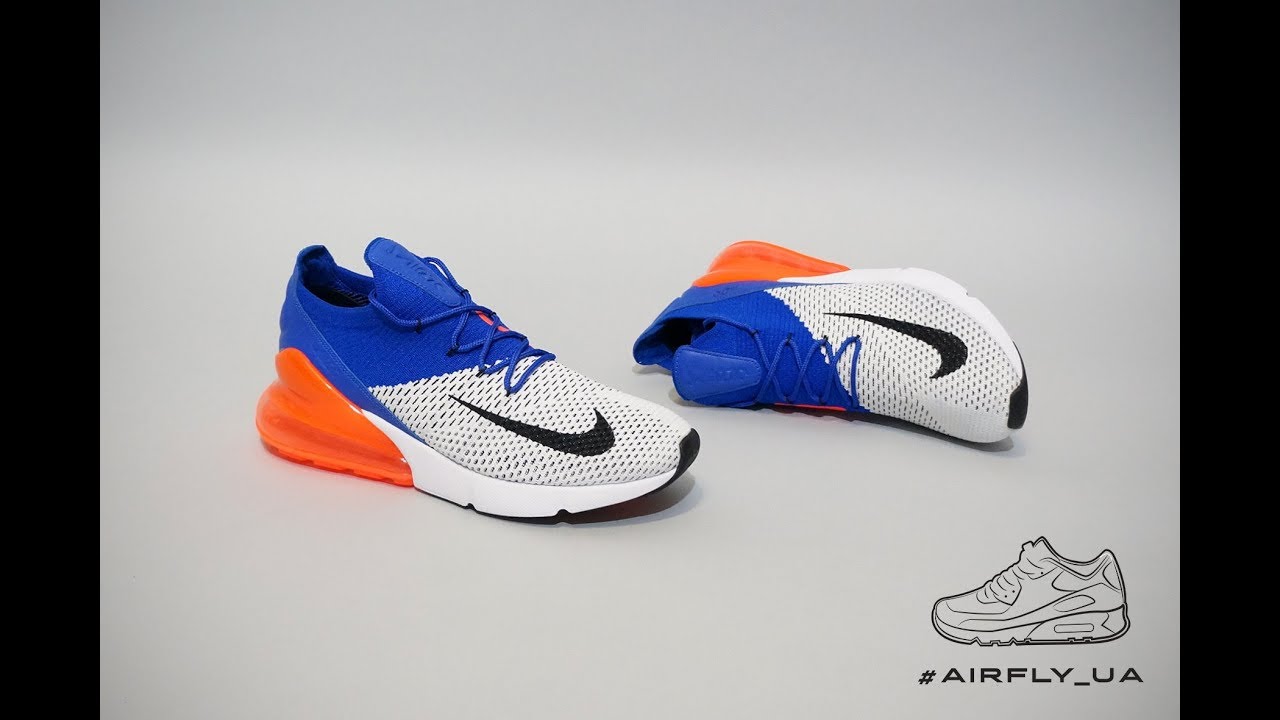 nike 270 flyknit white