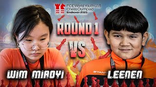 HANDA ka na ba sa mga PUZZLE moves? | Boyd vs Miaoyi World Youth U-16 Chess Olympiad 2023 Round 1