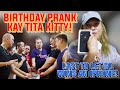 LAST TO LET GO WINS AN iPHONE (WITH BIRTHDAY PRANK ON KITTY) | CHAD KINIS VLOG