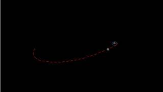 Optimal Trajectory and Thrust Vectors of Fuel-Optimal Rendezvous Operation
