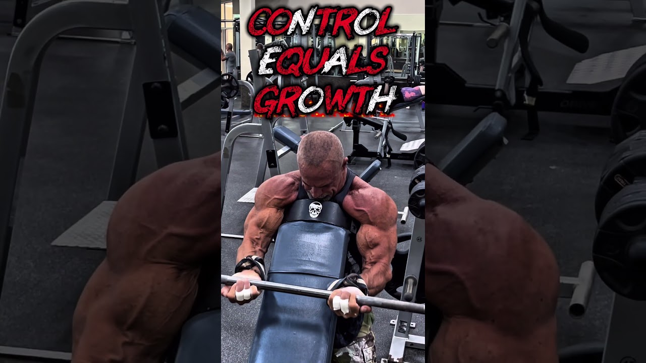 CONTROL THE WEIGHT FOR MUSCULAR GROWTH #workout #motivation #muscle #workouttips #CONTROL