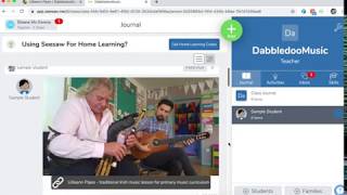 Add DabbledooMusic Content to Seesaw