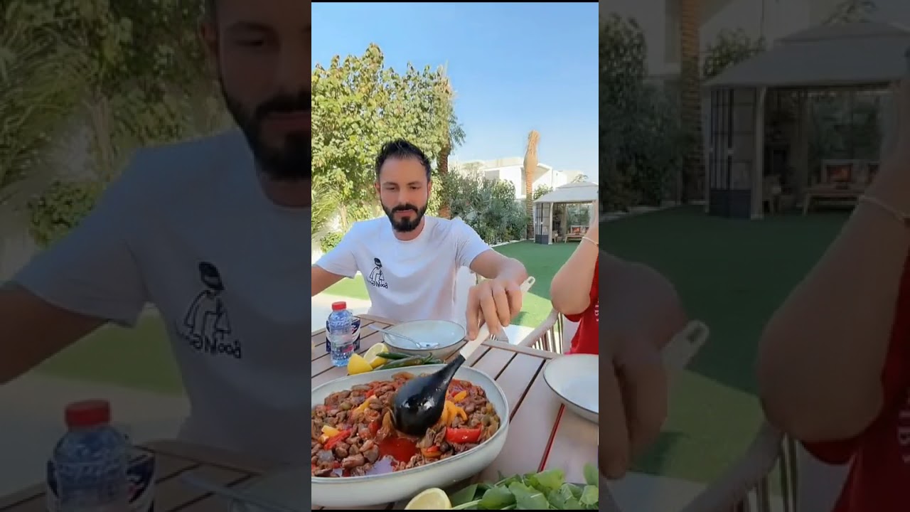 عصام ونور واخيرآ اجواء غدانا قلوب جاج بيشهي 😋🔥