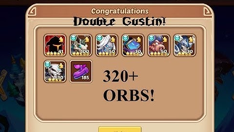 IDLE HEROES 320+ BLACK FRIDAY Profet Orbs  - Double Gustin