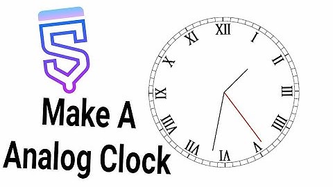 How to make a Analog Clock in Sketchware