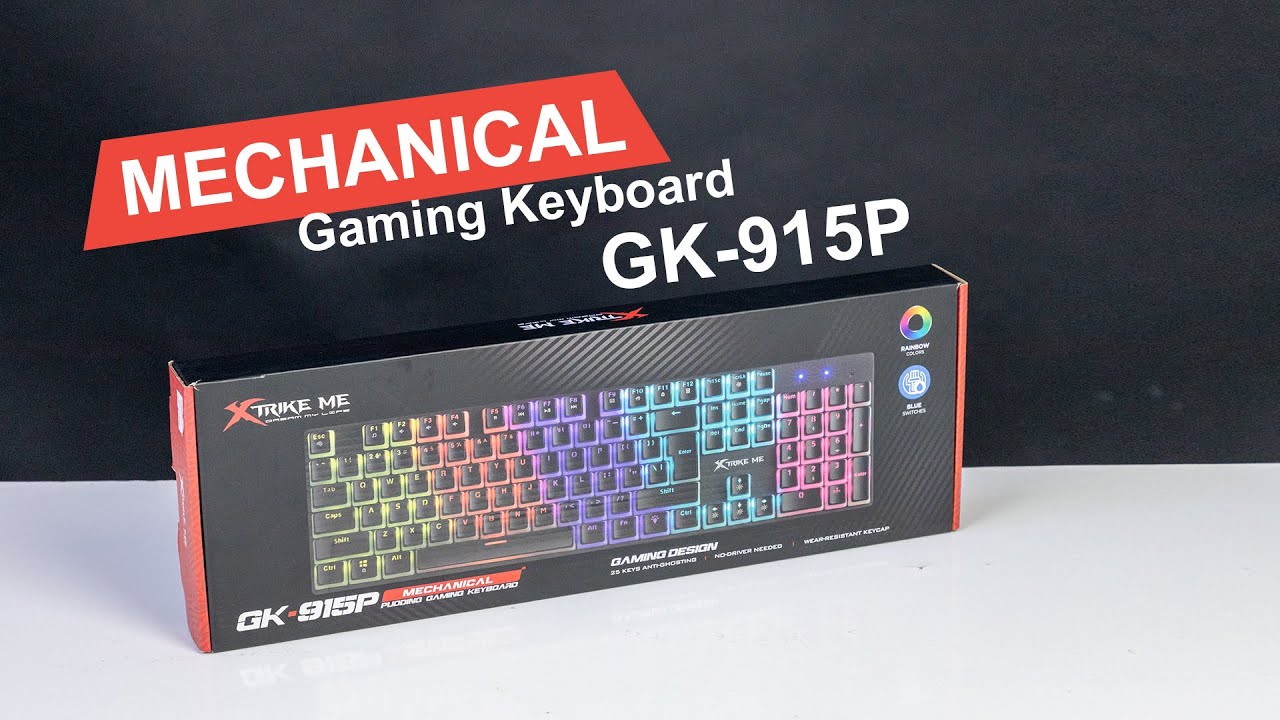 Unboxing the Xtrike Me GK 915P: A Mechanical Masterpiece - YouTube
