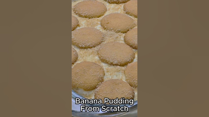 Homemade Banana Pudding Recipe | No Jello Mix | Made from Scratch