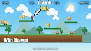 ChatGPT Coded My Entire 2D Mario Game! (Step-by-Step)