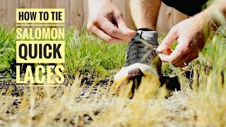 How to tie Salomon quick laces