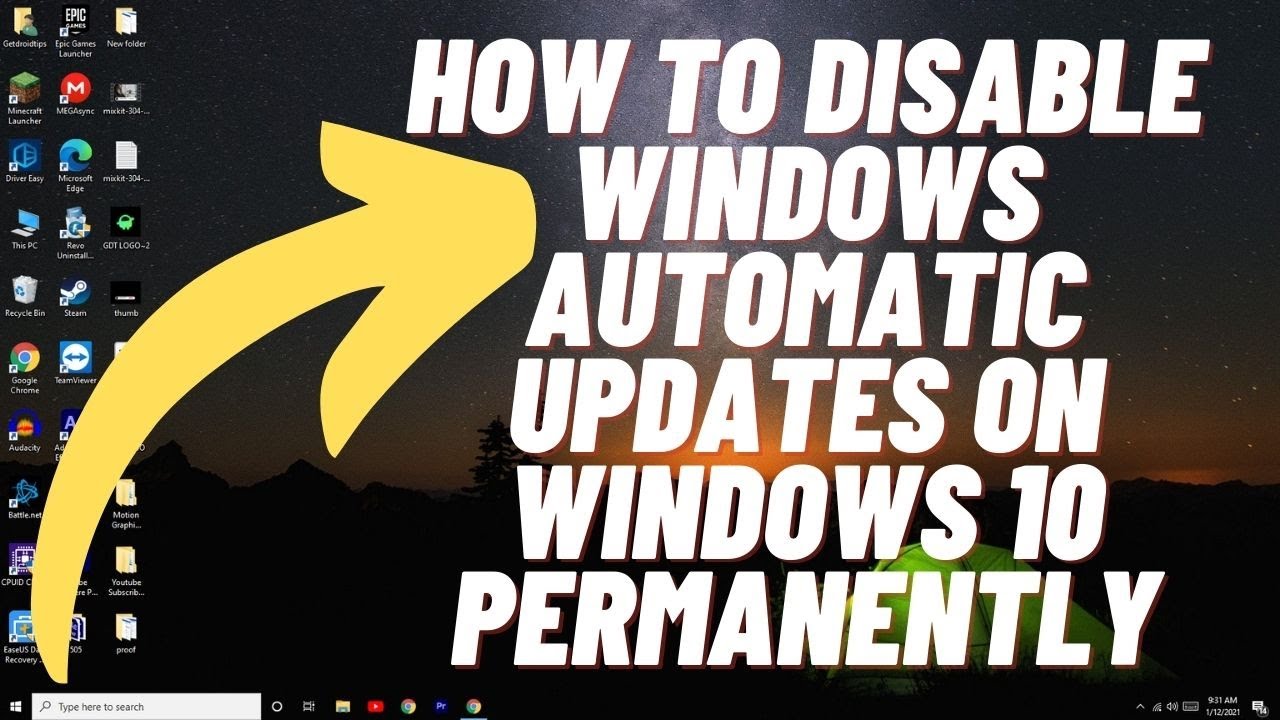 How to Disable Windows Automatic Updates on Windows 10 Permanently ...