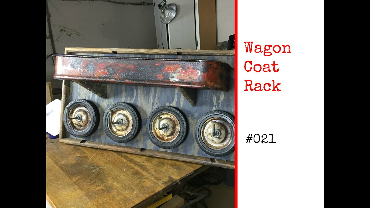 Upcycle a Wagon into a Coat Rack YouTube