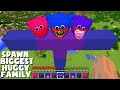 This is a SUPER SECRET WAY TO SPAWN BIGGEST HUGGY WUGGY FAMILY in Minecraft ! Poppy Playtime TITAN !