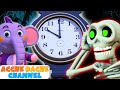 Halloween special song 2023  haunted clock  more spooky rhymes by acche bache channel