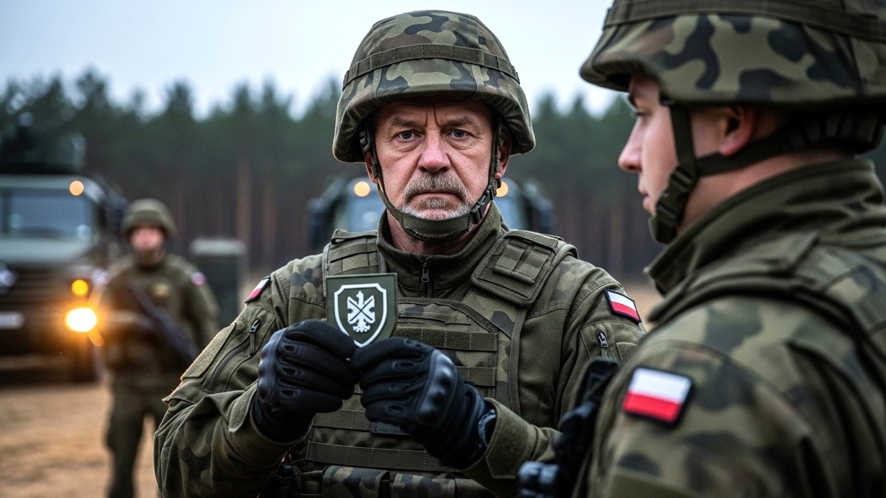 Komendant przerwał akcję — generał z herbem wojennym rozwiązał konflikt