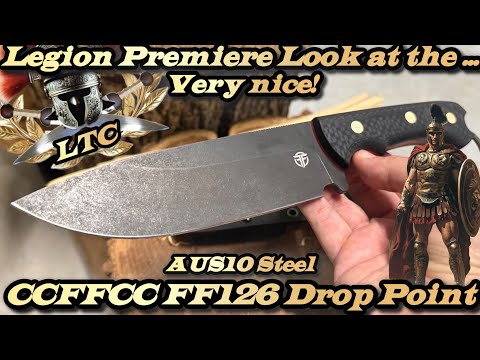Legion Premiere Look at the CCFFCC FF126 Drop Point in AUS10 Steel