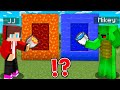 JJ vs Mikey LAVA Portal vs WATER Portal Challenge in Minecraft Funny Challenge (Maizen Mizen Mazien)