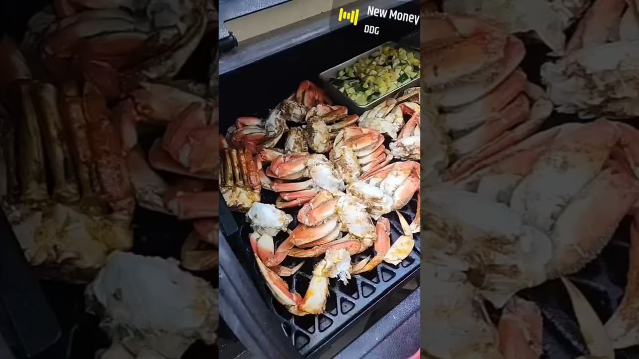 Pit boss 1150 pro series, smoked crab. 