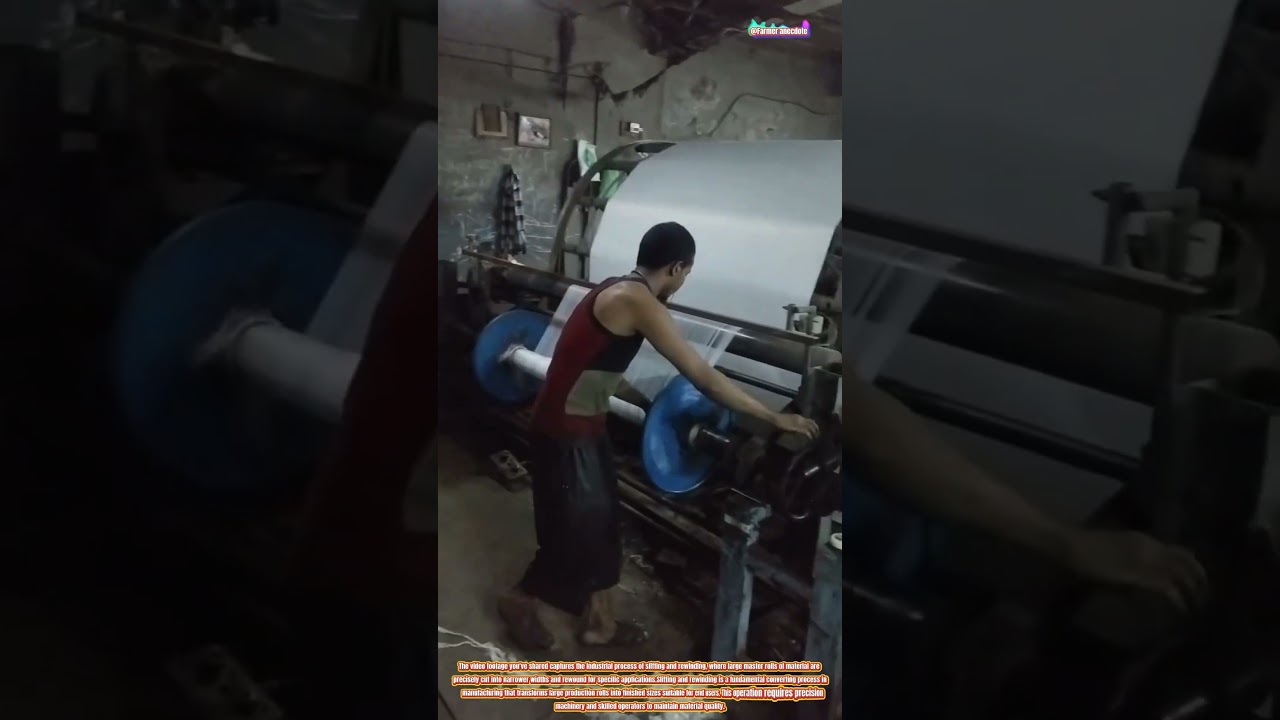 The Art of Slitting and Rewinding Large Material Rolls