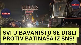 U BAVANIŠTU POTPUNI SLOM SRBIJE! POLICIJA NE REAGUJE NA SILU BATINAŠA IZ SNS! BOLESNA DECA ČEKAJU!