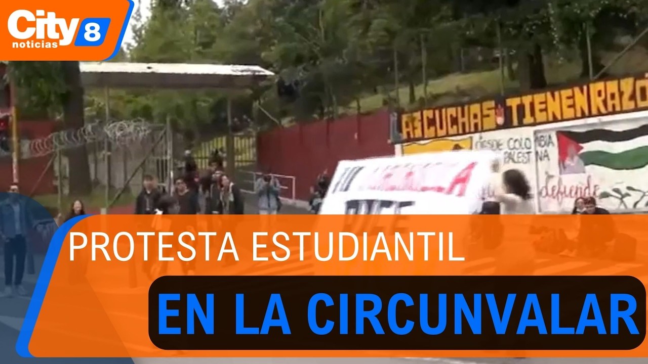 Bloqueos en la Circunvalar: estudiantes de la Distrital protestaron contra la virtualidad | CityTv
