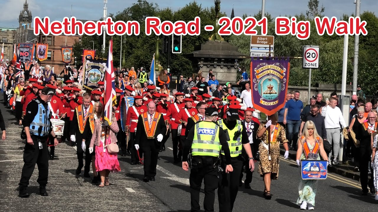 The Netherton Road Flute Band Glasgow Big Walk 2021 YouTube