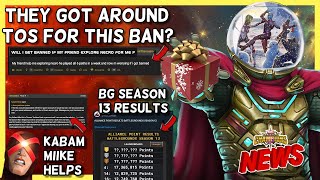 Merry Christmas MCN | Kabam Miike Helps out | MCOC Youtuber promoting Mods BEWARE & BG Results [MCN]