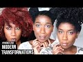 #TheWiz LIVE! 5 Modern Character Transformations | Natural Hair