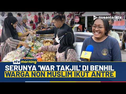 Bazar Takjil di Pasar Benhil Ramai Pembeli di Hari Pertama Puasa, Warga Non Muslim Ikut War Takjil