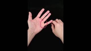 Easy Rubber Band Magic Trick 